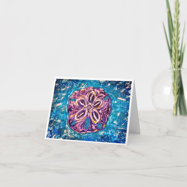 Cartão de Nota de Dólar de Areia (Frente)