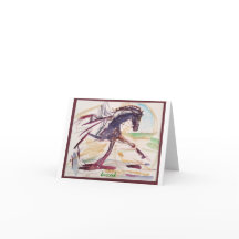 Cartão de Nota de Dressage