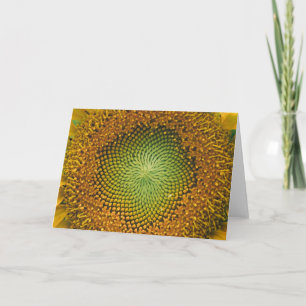 Cartão de Nota de Fechamento do Centro de Girassol