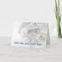 Cartão de nota de gato