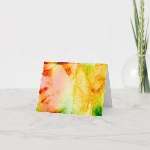 Cartão de Nota de Grunge Vintage Angelic Statue Fa