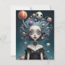 Cartão de Nota de Halloween