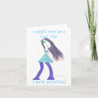 Cartão de nota de Hannah