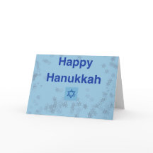 Cartão de nota de Hanukkah feliz