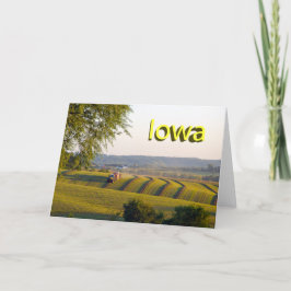 Cartão de Nota de Iowa