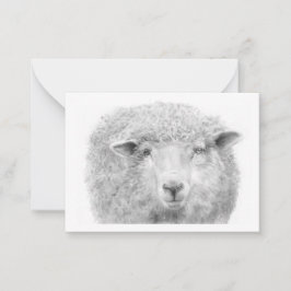 Cartão de Nota de Lamb