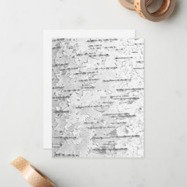 Cartão de Nota de Latido de Birch