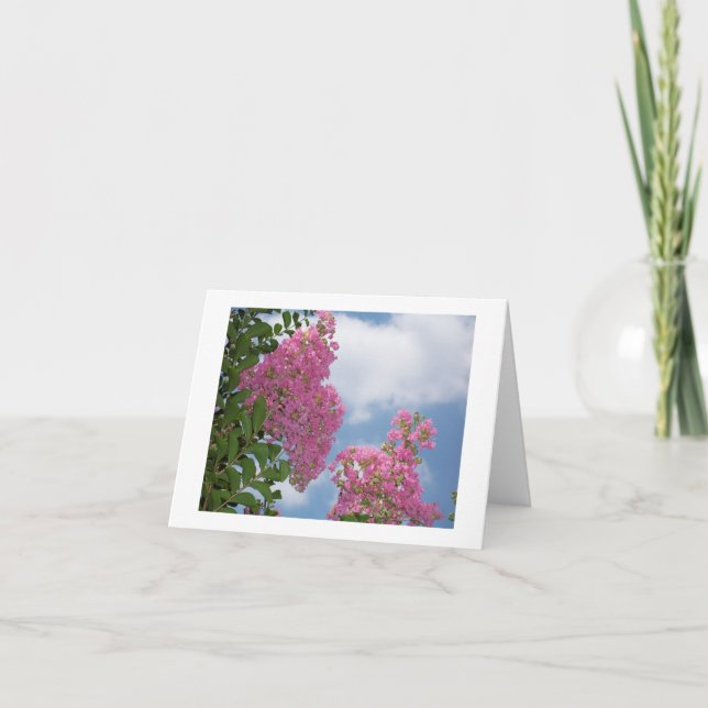 Cartão de nota de Myrtle de Crepe (Frente)