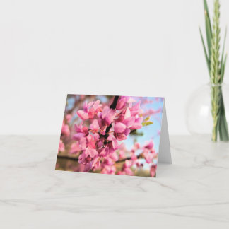 Cartão de nota de Oklahoma Redbud