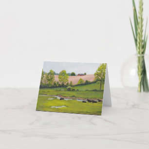 Cartão de Nota de Paisagem de Manheim Pasture