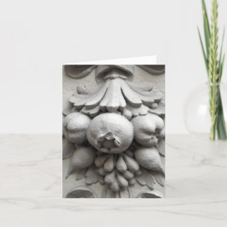 Cartão de nota de pedra IV das romã