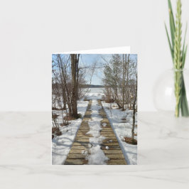 Cartão de Nota de Pond Turco Congelado