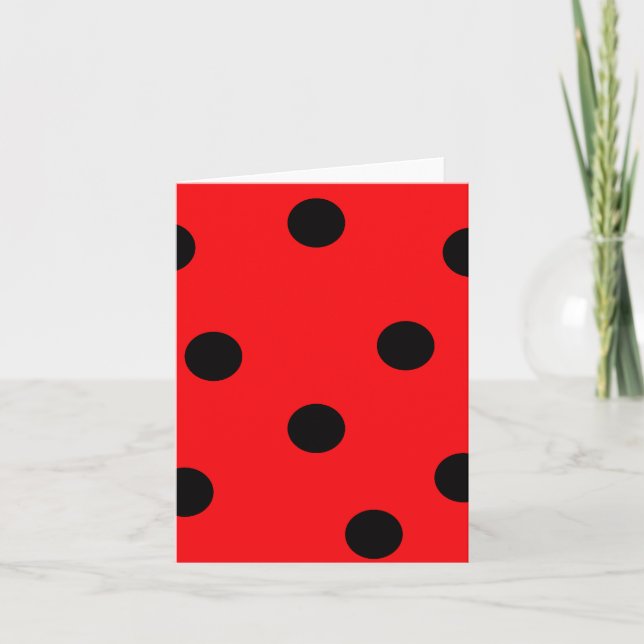 Cartão de Nota de Pontos Ladybug (Frente)