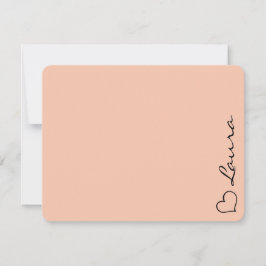 Cartão de Nota de Presente Personalizado com Nome