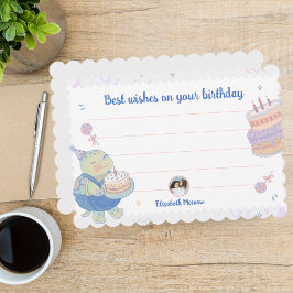 Cartão de Nota de Saudação de Foto Branca e cinza