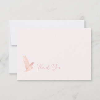 Cartão de Nota de Soridade de Coruja de Aquarela V