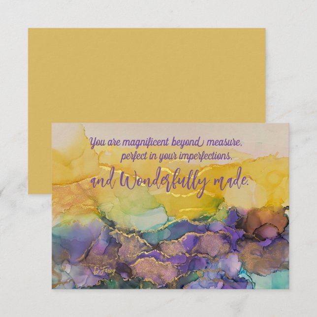 Cartão de Nota de Todas as Ocasiões (Frente/Verso)