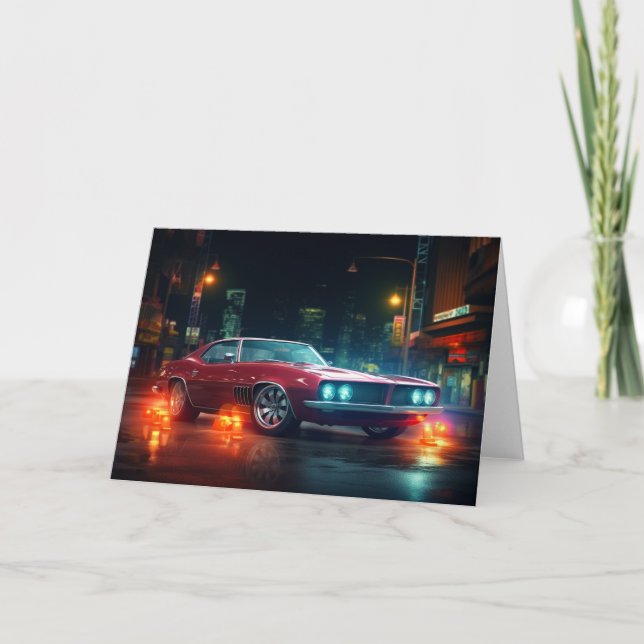 Cartão de Nota de Vazio Automático Cinemático de R (Frente)