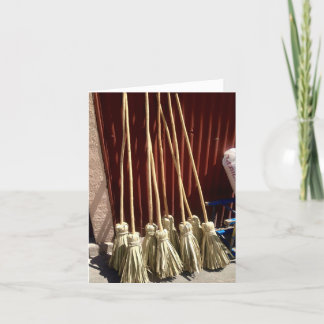 Cartão de nota de vazio do Haiti Brooms