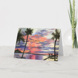 Cartão de Nota de Vazio "Sebastian Sunrise"