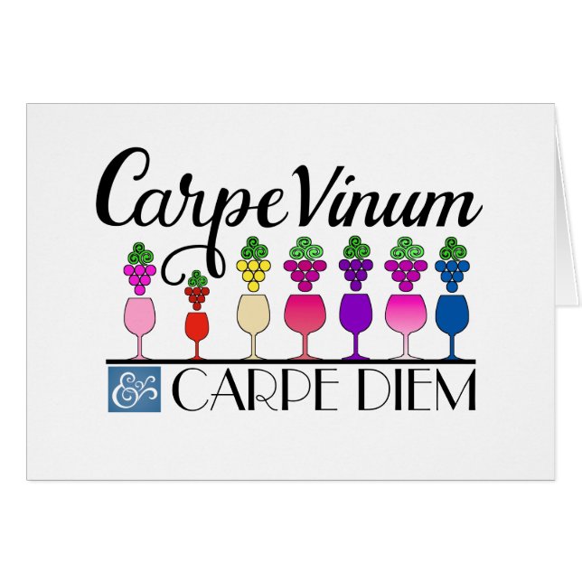 Cartão de Nota de VINHO (Frente horizontal)