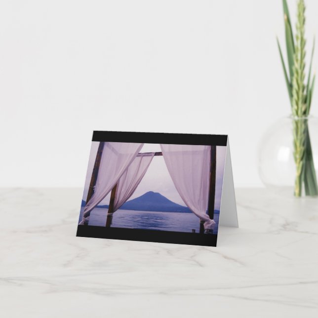 Cartão de nota de vulcão (Frente)