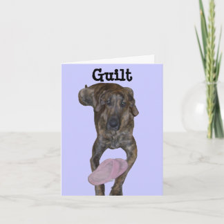 Cartão de Nota "Desculpe"