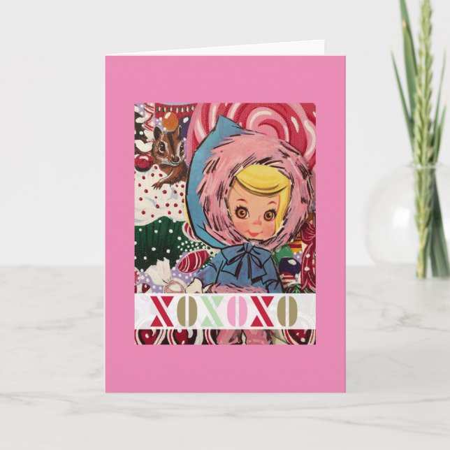 Cartão de Nota Diária de Esqui (Frente)