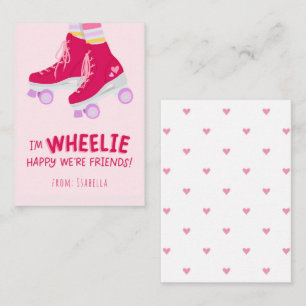 Cartão de Nota do Dia dos Namorados Wheelie Happy 
