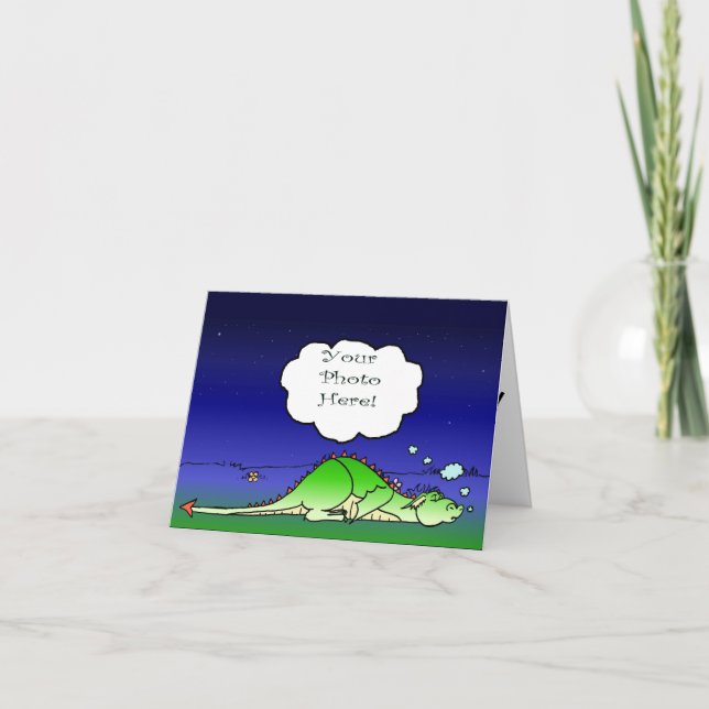 Cartão de Nota do Dragão Sonolento (Frente)