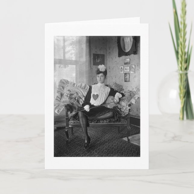 Cartão de Nota do Fencer de Folha de Folha da Vint (Frente)