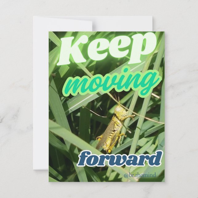 Cartão de Nota do Gafanhoto (Frente)