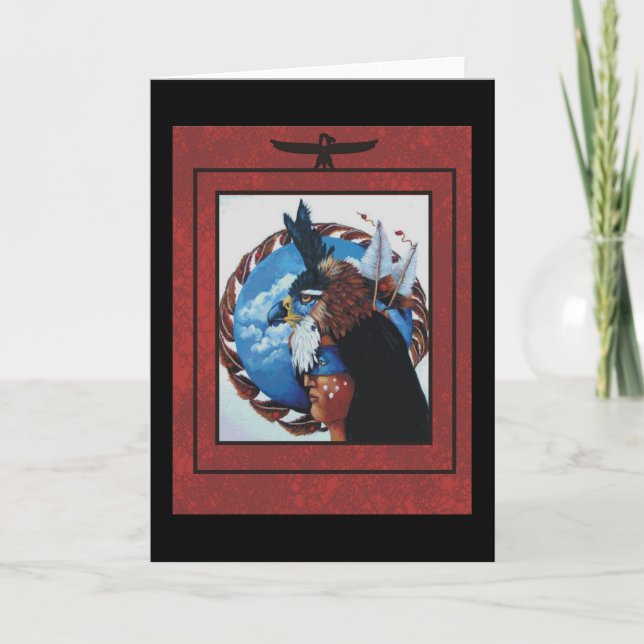 cartão de nota do guerreiro (Frente)