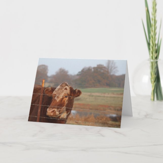 Cartão de nota do Mama Vermelho -- Faltando o (Frente)