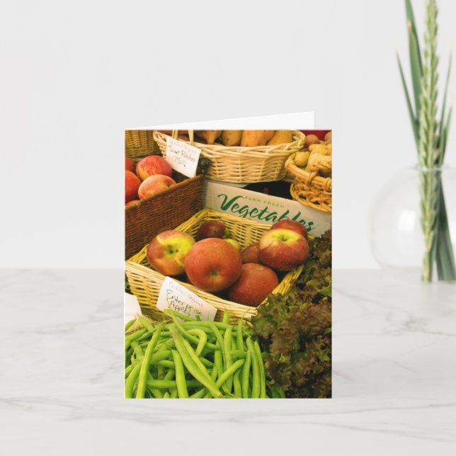 Cartão de nota do mercado dos fazendeiros (Frente)