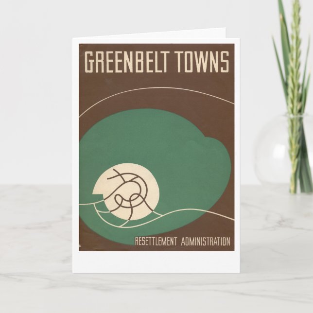 Cartão de nota do museu do cinturão verde (Frente)