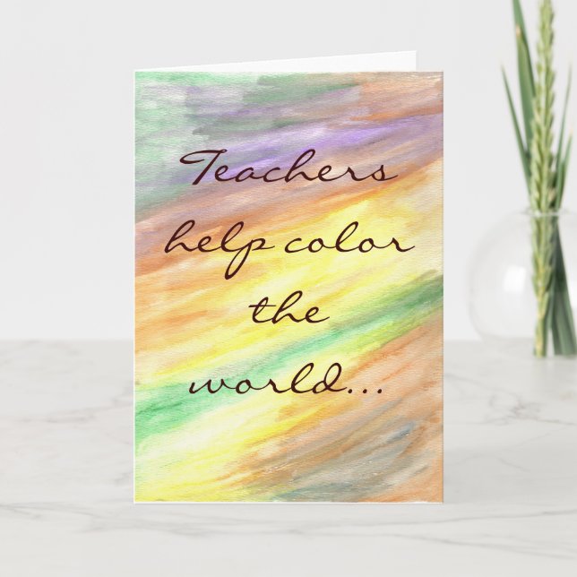 Cartão de Nota do Professor (Frente)