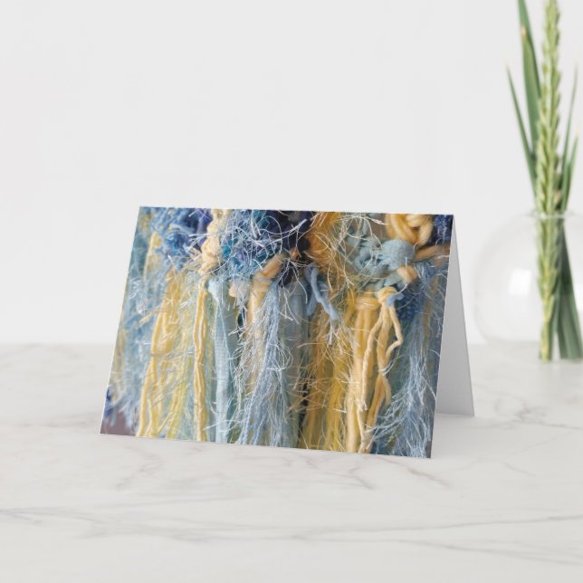 Cartão de nota do vazio da imagem do fio (Frente)