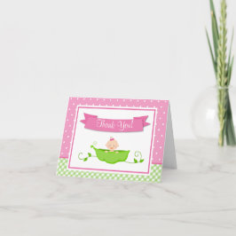 Cartão de Nota Dobrada De Cartões de agradecimento