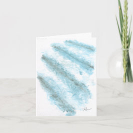 Cartão de nota dobrado de 4" x 5,6" - "Escaleras"