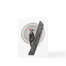 Cartão de Nota Dobrado em Mandala