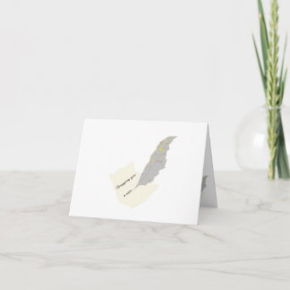 Cartão de Nota Dobrado : Removendo uma Nota