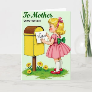 Cartão de Nota Doce para a Mãe