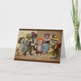 Cartão de nota dos dias escolares dos gatos do