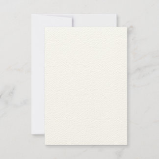 Cartão de nota e envelope em feltro ecru 8,89 cm x