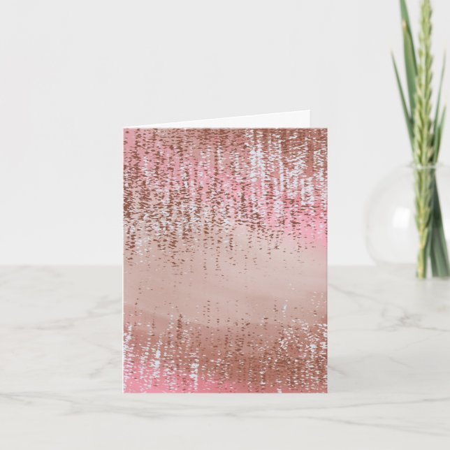 Cartão de Nota em Branco de Arte Abstrata (Frente)