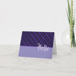 Cartão de Nota em Branco Purple Persuasion
