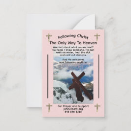 Cartão de Nota Espiritual