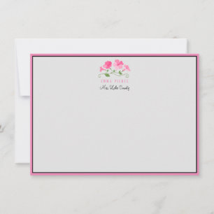 Cartão de nota feito sob encomenda da