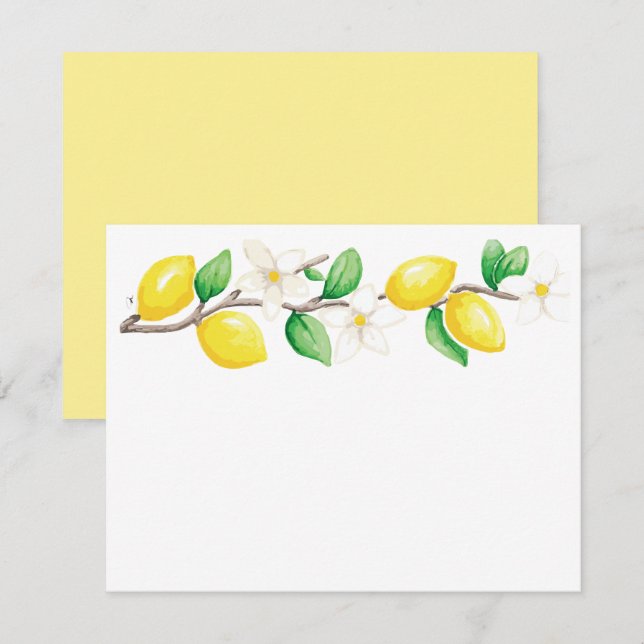 Cartão de Nota Folha Única (Frente/Verso)